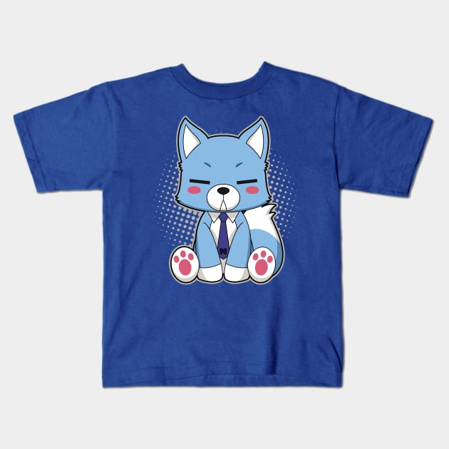 Blue Noin Kids T-Shirt by WarGreymonZero